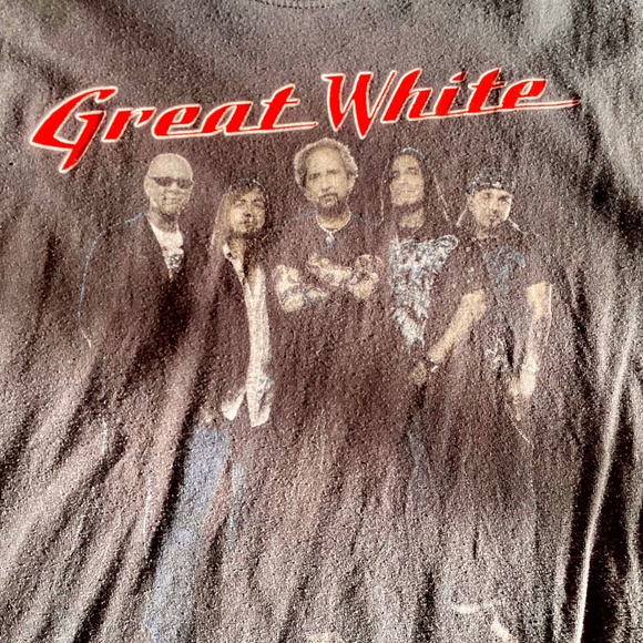 GREAT WHITE BAND Concert Shirt. Jack Russell Hair Metal Band 80’s rockers - Picture 6 of 7